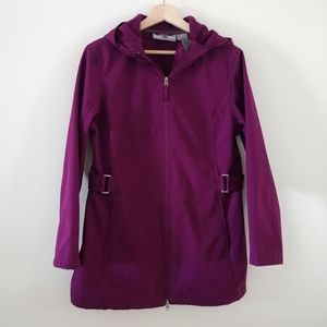 Free Tech Purple hooded jacket size L (12-14)